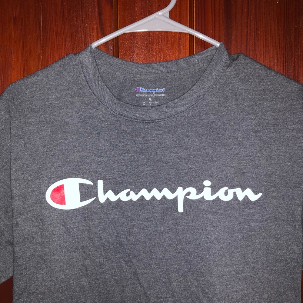 Grey CHAMPION tshirt | Medium/ Small